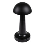 GloboStar® COCO 76509 Επαναφορτιζόμενο Επιτραπέζιο Φωτιστικό Πορτατίφ LED 1.5W 105lm 120° DC 5V IP44 Θερμό Λευκό 2700K Dimmable Μαύρο Αλουμίνιο - Μ10 x Π10 x Υ22cm - 2 Xρόνια Εγγύηση - Image 5