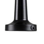 GloboStar® COCO 76509 Επαναφορτιζόμενο Επιτραπέζιο Φωτιστικό Πορτατίφ LED 1.5W 105lm 120° DC 5V IP44 Θερμό Λευκό 2700K Dimmable Μαύρο Αλουμίνιο - Μ10 x Π10 x Υ22cm - 2 Xρόνια Εγγύηση - Image 6