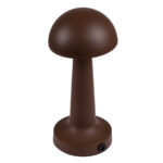 GloboStar® COCO 76513 Επαναφορτιζόμενο Επιτραπέζιο Φωτιστικό Πορτατίφ LED 1.5W 105lm 120° DC 5V IP44 Θερμό Λευκό 2700K Dimmable Καφέ Αλουμίνιο - Μ10 x Π10 x Υ22cm - 2 Xρόνια Εγγύηση - Image 5