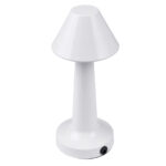 GloboStar® MOLLY 76514 Επαναφορτιζόμενο Επιτραπέζιο Φωτιστικό Πορτατίφ LED 1.5W 105lm 120° DC 5V IP44 Θερμό Λευκό 2700K Dimmable Λευκό Αλουμίνιο - Μ10 x Π10 x Υ23cm - 2 Xρόνια Εγγύηση - Image 5
