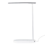 GLOBOSTAR® ONO 76531 Μοντέρνο Επιτραπέζιο Φωτιστικό Γραφείου με Ασύρματη Φόρτιση 10W 2A LED 5W 500lm 180° DC 5V με USB IP20 Ρυθμιζόμενο Λευκό CCT με Αφή 2700K/4500K/6000K Dimmable - Sanan SMD Chip - Λευκό - Μ25 x Π10.5 x Υ35.5cm - 2 Χρόνια Εγγύηση - Image 3