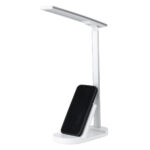 GLOBOSTAR® ONO 76531 Μοντέρνο Επιτραπέζιο Φωτιστικό Γραφείου με Ασύρματη Φόρτιση 10W 2A LED 5W 500lm 180° DC 5V με USB IP20 Ρυθμιζόμενο Λευκό CCT με Αφή 2700K/4500K/6000K Dimmable - Sanan SMD Chip - Λευκό - Μ25 x Π10.5 x Υ35.5cm - 2 Χρόνια Εγγύηση - Image 6