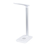 GLOBOSTAR® ONO 76532 Μοντέρνο Επιτραπέζιο Φωτιστικό Γραφείου με Ασύρματη Φόρτιση 10W 2A LED 3.5W 350lm 90° DC 5V με USB-C IP20 Ρυθμιζόμενο Λευκό CCT με Αφή 2700K/4500K/6000K Dimmable - Sanan SMD Chip - Λευκό - Μ18 x Π12 x Υ36cm - 2 Χρόνια Εγγύηση - Image 3
