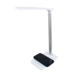 GLOBOSTAR® ONO 76532 Μοντέρνο Επιτραπέζιο Φωτιστικό Γραφείου με Ασύρματη Φόρτιση 10W 2A LED 3.5W 350lm 90° DC 5V με USB-C IP20 Ρυθμιζόμενο Λευκό CCT με Αφή 2700K/4500K/6000K Dimmable - Sanan SMD Chip - Λευκό - Μ18 x Π12 x Υ36cm - 2 Χρόνια Εγγύηση - Image 4