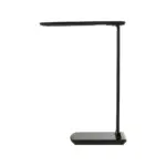 GLOBOSTAR® ONO 76533 Μοντέρνο Επιτραπέζιο Φωτιστικό Γραφείου με Ασύρματη Φόρτιση 10W 2A LED 3.5W 350lm 90° DC 5V με USB-C IP20 Ρυθμιζόμενο Λευκό CCT με Αφή 2700K/4500K/6000K Dimmable - Sanan SMD Chip - Μαύρο - Μ18 x Π12 x Υ36cm - 2 Χρόνια Εγγύηση - Image 3