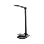 GLOBOSTAR® ONO 76533 Μοντέρνο Επιτραπέζιο Φωτιστικό Γραφείου με Ασύρματη Φόρτιση 10W 2A LED 3.5W 350lm 90° DC 5V με USB-C IP20 Ρυθμιζόμενο Λευκό CCT με Αφή 2700K/4500K/6000K Dimmable - Sanan SMD Chip - Μαύρο - Μ18 x Π12 x Υ36cm - 2 Χρόνια Εγγύηση - Image 6