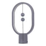 GloboStar® 76545 Επιτραπέζιο Φωτιστικό Πορτατίφ LED 15W 1500lm 360° DC 5V IP20 Θερμό Λευκό 2700K Γκρι & Λευκό Πλαστικό - Μ14 x Π5.5 x Υ24.8cm - 2 Xρόνια Εγγύηση - Image 4