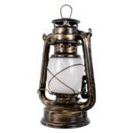 GLOBOSTAR® FIREWATCH 76547 Διακοσμητικό Φαναράκι LED 10W 500lm 360° Επαναφορτιζόμενο DC 5V με Μπαταρίες 2x18650 IP20 Ultra Θερμό Λευκό 1800K - Μ15 x Π11.5 x Υ23.5cm - 2 Χρόνια Εγγύηση - Image 6