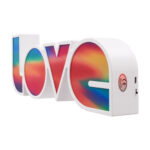 GLOBOSTAR® LOVE BOMBING 76553 Μοντέρνο Επιτραπέζιο Φωτιστικό Πορτατίφ LED 2W 120lm 180° DC 4.5V με Μπαταρίες 3xAAA IP20 Ψυχρό Λευκό 6000K - Πολύχρωμο - Μ36 x Π13.5 x Υ4.8cm - 2 Χρόνια Εγγύηση - Image 5