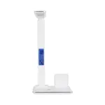 GLOBOSTAR® ZENTIME 76554 Μοντέρνο Επιτραπέζιο Φωτιστικό Γραφείου με Ασύρματη Φόρτιση 15W 3A & Ψηφιακό Ρολόι LED 3.5W 350lm 120° DC 5V με USB-C IP20 Ρυθμιζόμενο Λευκό CCT με Αφή 2700K/4500K/6000K Dimmable - Sanan SMD Chip - Μαύρο - Μ19.5 x Π14.5 x Υ38.8cm - 2 Χρόνια Εγγύηση - Image 3
