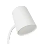 GLOBOSTAR® LUCORA 76555 Μοντέρνο Επιτραπέζιο Φωτιστικό Γραφείου με Ασύρματη Φόρτιση 10W 2A & 4W Bluetooth Ηχείο LED 3W 300lm 120° DC 5V με USB-C IP20 Ρυθμιζόμενο Λευκό CCT με Αφή 2700K/4500K/6000K Dimmable - Sanan SMD Chip - Λευκό - Μ12 x Π12 x Υ32cm - 2 Χρόνια Εγγύηση - Image 5
