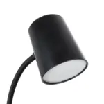 GLOBOSTAR® LUCORA 76556 Μοντέρνο Επιτραπέζιο Φωτιστικό Γραφείου με Ασύρματη Φόρτιση 10W 2A & 4W Bluetooth Ηχείο LED 3W 300lm 120° DC 5V με USB-C IP20 Ρυθμιζόμενο Λευκό CCT με Αφή 2700K/4500K/6000K Dimmable - Sanan SMD Chip - Μαύρο - Μ12 x Π12 x Υ32cm - 2 Χρόνια Εγγύηση - Image 5