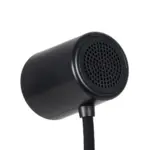 GLOBOSTAR® LUCORA 76556 Μοντέρνο Επιτραπέζιο Φωτιστικό Γραφείου με Ασύρματη Φόρτιση 10W 2A & 4W Bluetooth Ηχείο LED 3W 300lm 120° DC 5V με USB-C IP20 Ρυθμιζόμενο Λευκό CCT με Αφή 2700K/4500K/6000K Dimmable - Sanan SMD Chip - Μαύρο - Μ12 x Π12 x Υ32cm - 2 Χρόνια Εγγύηση - Image 6
