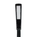 GLOBOSTAR® ZENTIME 76564 Μοντέρνο Επιτραπέζιο Φωτιστικό Γραφείου με Ασύρματη Φόρτιση 10W 2A & Ψηφιακό Ρολόι LED 3.5W 350lm 120° DC 5V με USB-C IP20 Ρυθμιζόμενο Λευκό CCT με Αφή 2700K/4500K/6000K Dimmable - Sanan SMD Chip - Μαύρο - Μ18 x Π12 x Υ40cm - 2 Χρόνια Εγγύηση - Image 6