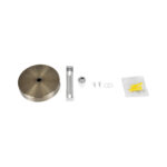 GloboStar® DIY 77505 Επιτοίχια Στρογγυλή Ροζέτα - Βάση για 1 Κρεμαστό Φωτιστικό - Φ10 x Υ2cm - Αντικέ Μπρονζέ - Μεταλλικό - 5 Χρόνια Εγγύηση - Image 3