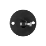 GLOBOSTAR® CABLEBASE 77560 Μεταλλικό Στήριγμα Καλωδίου για Φωτιστικά - Μαύρο - Μ4.5 x Π4.5 x Υ2cm - Image 2