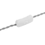 GLOBOSTAR® WHIP 77674 Μοντέρνο DIY Πλεκτό Καλώδιο με Διακόπτη On/Off AC 220-240V IP20 - Γκρι & Λευκό - Μ140 x Π2.7 x Υ1.9cm - Image 3