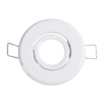 GLOBOSTAR® ORO 77800 Χωνευτή Κινούμενη Βάση για Σποτ MR11 με Ντουί GU10/GU5.3 IP20 - Λευκό - Μ7 x Π7 x Υ2.1cm / Q5.5cm - Image 3