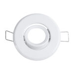 GLOBOSTAR® ORO 77800 Χωνευτή Κινούμενη Βάση για Σποτ MR11 με Ντουί GU10/GU5.3 IP20 - Λευκό - Μ7 x Π7 x Υ2.1cm / Q5.5cm - Image 4