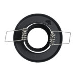 GLOBOSTAR® ORO 77801 Χωνευτή Κινούμενη Βάση για Σποτ MR11 με Ντουί GU10/GU5.3 IP20 - Μαύρο Ματ - Μ7 x Π7 x Υ2.1cm / Q5.5cm - Image 5