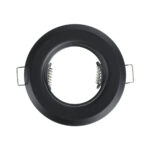 GLOBOSTAR® ORO 77808 Χωνευτή Βάση για Σποτ MR16 με Ντουί GU10/GU5.3 IP20 - Μαύρο Ματ - Μ8.3 x Π8.3 x Υ3.1cm / Q6cm - Image 3