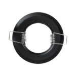 GLOBOSTAR® ORO 77808 Χωνευτή Βάση για Σποτ MR16 με Ντουί GU10/GU5.3 IP20 - Μαύρο Ματ - Μ8.3 x Π8.3 x Υ3.1cm / Q6cm - Image 4
