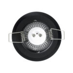 GLOBOSTAR® ORO 77808 Χωνευτή Βάση για Σποτ MR16 με Ντουί GU10/GU5.3 IP20 - Μαύρο Ματ - Μ8.3 x Π8.3 x Υ3.1cm / Q6cm - Image 5