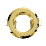 GLOBOSTAR® ORO 77811 Χωνευτή Βάση για Σποτ MR16 με Ντουί GU10/GU5.3 IP20 - Χρυσό Πλατίνα - Μ8.3 x Π8.3 x Υ3.1cm / Q6cm - Image 3