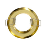 GLOBOSTAR® ORO 77811 Χωνευτή Βάση για Σποτ MR16 με Ντουί GU10/GU5.3 IP20 - Χρυσό Πλατίνα - Μ8.3 x Π8.3 x Υ3.1cm / Q6cm - Image 4