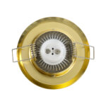 GLOBOSTAR® ORO 77811 Χωνευτή Βάση για Σποτ MR16 με Ντουί GU10/GU5.3 IP20 - Χρυσό Πλατίνα - Μ8.3 x Π8.3 x Υ3.1cm / Q6cm - Image 5