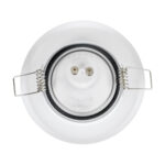 GLOBOSTAR® RAFY 77814 Χωνευτή Κινούμενη Βάση για Σποτ MR16 με Ντουί GU10/GU5.3 IP20 - Λευκό - Μ9.2 x Π9.2 x Υ3.1cm / Q7cm - Image 6
