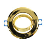 GLOBOSTAR® ORO 77818 Χωνευτή Κινούμενη Βάση για Σποτ MR16 με Ντουί GU10/GU5.3 IP20 - Χρυσό Πλατίνα - Μ9.2 x Π9.2 x Υ2.8cm / Q7.6cm - Image 4