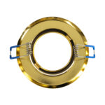 GLOBOSTAR® ORO 77818 Χωνευτή Κινούμενη Βάση για Σποτ MR16 με Ντουί GU10/GU5.3 IP20 - Χρυσό Πλατίνα - Μ9.2 x Π9.2 x Υ2.8cm / Q7.6cm - Image 5