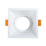 GLOBOSTAR® ALPHA 77832 Χωνευτή Κινούμενη Βάση για Σποτ MR16 για Ντουί GU10/GU5.3 IP20 - Λευκό - Μ9 x Π9 x Υ4.5cm / Q8.3cm - Image 3