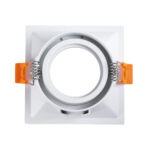 GLOBOSTAR® ALPHA 77832 Χωνευτή Κινούμενη Βάση για Σποτ MR16 για Ντουί GU10/GU5.3 IP20 - Λευκό - Μ9 x Π9 x Υ4.5cm / Q8.3cm - Image 5