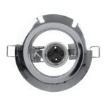 GLOBOSTAR® ACIDA 77847 Χωνευτή Βάση για Σποτ R63 με Ντουί E27 IP20 - Νίκελ Χρώμιο - Μ11 x Π11 x Υ11cm / Q9cm - Image 3