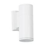 GLOBOSTAR® WALLY 77870 Μοντέρνο Φωτιστικό Τοίχου - Απλίκα με Ντουί 1 x GU10 AC 220-240V Αδιάβροχο IP65 - Λευκό Ματ - Μ6.4 x Π11 x Υ17cm - Image 3