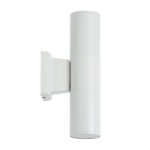 GLOBOSTAR® WALLY 77871 Μοντέρνο Φωτιστικό Τοίχου - Απλίκα με Ντουί 2 x GU10 AC 220-240V Αδιάβροχο IP65 - Λευκό Ματ - Μ6.4 x Π11 x Υ25cm - Image 6