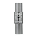 GLOBOSTAR® WALLY 77875 Μοντέρνο Φωτιστικό Τοίχου - Απλίκα με Ντουί 2 x GU10 AC 220-240V Αδιάβροχο IP65 - Γκρι Ματ - Μ6.4 x Π11 x Υ25cm - Image 5