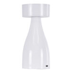 GloboStar® DOLLY 76466 Επιτραπέζιο Φωτιστικό Πορτατίφ LED 1.5W 105lm 120° DC 5V IP44 CCT Θερμό Λευκό 2700K - Φυσικό Λευκό 4500K - Ψυχρό Λευκό 6000K Dimmable Λευκό Πλαστικό - Μ9 x Π9 x Υ21cm - 2 Xρόνια Εγγύηση - Image 2