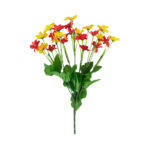 GloboStar® Artificial Garden MARGARET BOUQUET 78207 Τεχνητό Διακοσμητικό Μπουκέτο με Μαργαρίτες M20 x Π20 x Υ35cm - Image 2