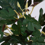 GloboStar® BELLYACHE BUSH 78219 Τεχνητό Φυτό Γιατρόφα - Μπουκέτο Διακοσμητικών Φυτών - Κλαδιών με Φύλλωμα Πράσινο - Κίτρινο - Κόκκινο Υ28cm - Image 2