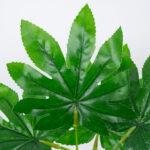 GloboStar® FATSIA 78283 Τεχνητό Φυτό Φάτσια - Μπουκέτο Διακοσμητικών Φυτών - Κλαδιών με Φύλλωμα Πράσινο Υ36cm - Image 2