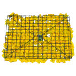 GloboStar® 78317 Συνθετικό Πάνελ Λουλουδιών - Κάθετος Κήπος Ορτανσία Κίτρινο Μ60 x Υ40 x Π5cm - Image 4