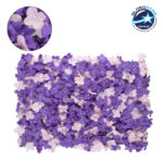 GloboStar® 78329 Artificial - Συνθετικό Τεχνητό Διακοσμητικό Πάνελ Λουλουδιών - Κάθετος Κήπος Ορτανσία - Ροζ - Μωβ Μ60 x Υ40 x Π5cm