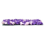 GloboStar® 78329 Artificial - Συνθετικό Τεχνητό Διακοσμητικό Πάνελ Λουλουδιών - Κάθετος Κήπος Ορτανσία - Ροζ - Μωβ Μ60 x Υ40 x Π5cm - Image 3