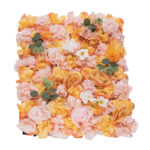 GloboStar® Artificial Garden ROSES STORY ORANGE 78333 Τεχνητό Διακοσμητικό Πάνελ Λουλουδιών - Κάθετος Κήπος σύνθεση Αμβροσία Μ60 x Π40 x Υ6cm - Image 4