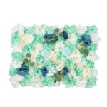 GloboStar® Artificial Garden ROSES STORY BLUE 78334 Τεχνητό Διακοσμητικό Πάνελ Λουλουδιών - Κάθετος Κήπος σύνθεση Αμβροσία Μ60 x Π40 x Υ6cm - Image 2