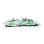 GloboStar® Artificial Garden ROSES STORY BLUE 78334 Τεχνητό Διακοσμητικό Πάνελ Λουλουδιών - Κάθετος Κήπος σύνθεση Αμβροσία Μ60 x Π40 x Υ6cm - Image 3