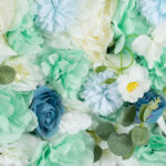 GloboStar® Artificial Garden ROSES STORY BLUE 78334 Τεχνητό Διακοσμητικό Πάνελ Λουλουδιών - Κάθετος Κήπος σύνθεση Αμβροσία Μ60 x Π40 x Υ6cm - Image 6